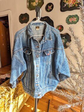 Vintage Lee Denim Jacket Size Medium